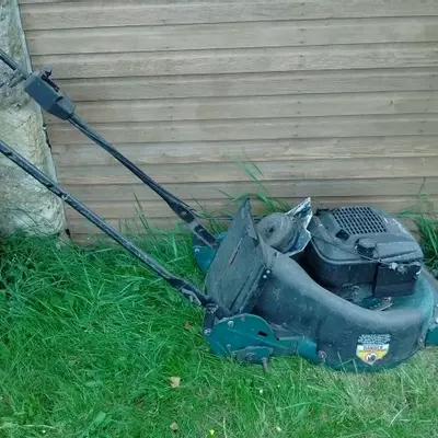 Old mower from shed